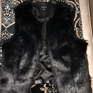 Bebe Faux Fur Vest